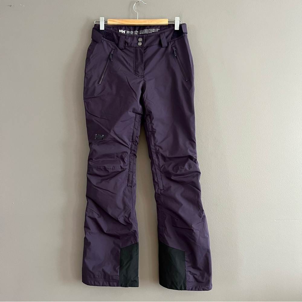 Helly Hansen Legendary Insulated Snow Pants Womens XS Purple Tech Performance